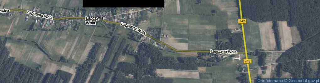 Zdjęcie satelitarne Łapczyna Wola ul.